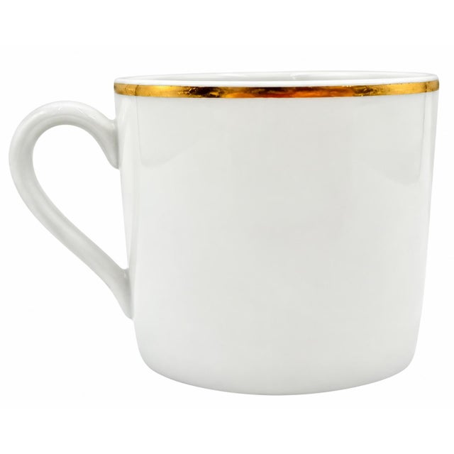 Vintage the 21 Club Nyc Restaurant Equestrian Jockey Porcelain Cup & Saucer For Sale - Image 4 of 11