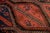 Handmade Vintage Persian Shiraz Scatter Wool Rug in Terracotta Color For Sale In New York - Image 6 of 9