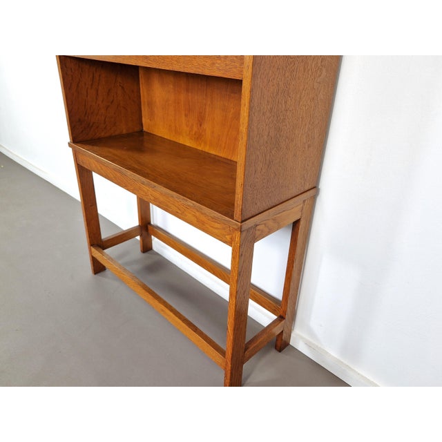 This cabinet in oak was made around 1930 and has a Dutch art deco vibe all over. Very sleek design and made out of solid...