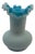 Late 19th Century Blue Art Glass Vase For Sale