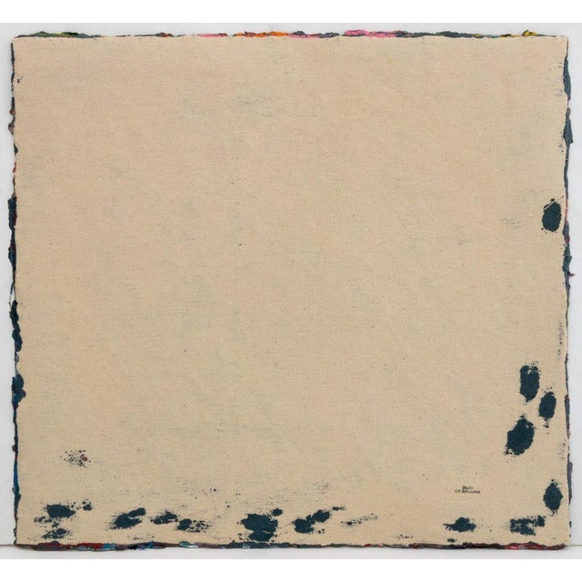 Elfi Schuselka Abstract Composition Oil on Canvas For Sale - Image 4 of 5