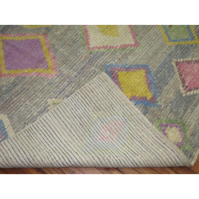 Textile Vintage Zabihi Collection Inspired Turkish Tulu Rug - 10' x 14'8" For Sale - Image 7 of 10
