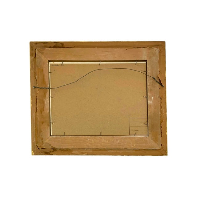 Late 20th Century Late 20th Century Painting California Desert Scene Oil on Board Signed Art Miriam Sandberg Art For Sale - Image 5 of 5