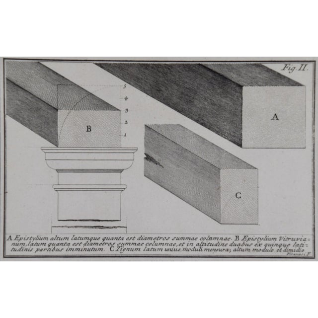 18th Century Etching of Ancient Roman Architectural Objects by Giovanni Piranesi, 1778 For Sale - Image 4 of 5