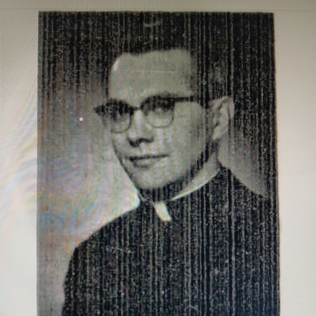 1950s Sacred Heart of Jesus 1953 Charcoal Drawing by Artist/Priest Albert Shimalonis For Sale - Image 5 of 6