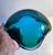 Large Biomorphic Murano Blue & Green Glass Bowl, circa 1970 For Sale - Image 9 of 12