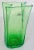 2009 Blenko Antique Green Paper Bag Blown Art Crackle Glass Vase Mid-Century Modern Style For Sale - Image 10 of 12