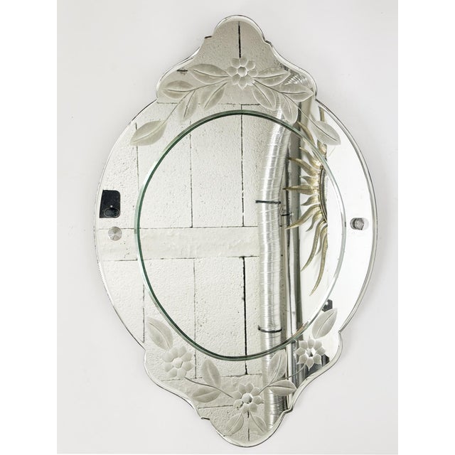 15th Century & Earlier Mirror with Incised Floral Decorations, France, 19th Century For Sale - Image 5 of 9