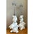 White Vintage White Plaster Shell Table Lamps - Pair For Sale - Image 8 of 12