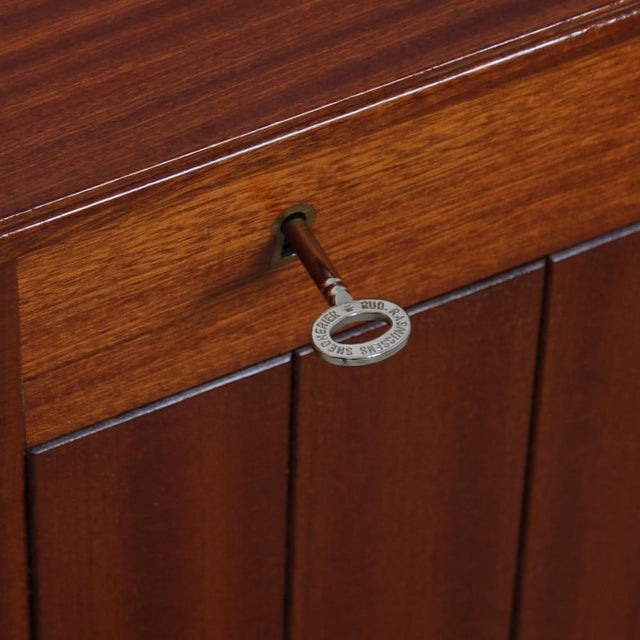 Mahogany Cabinet by Mogens Koch, 1980s For Sale - Image 12 of 16