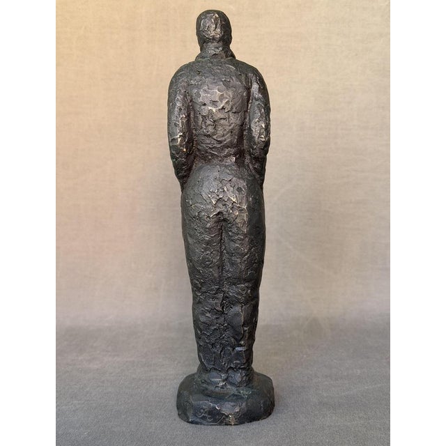 Black Anonimo, Bronze Sculpture, 1980s, Bronze For Sale - Image 8 of 11