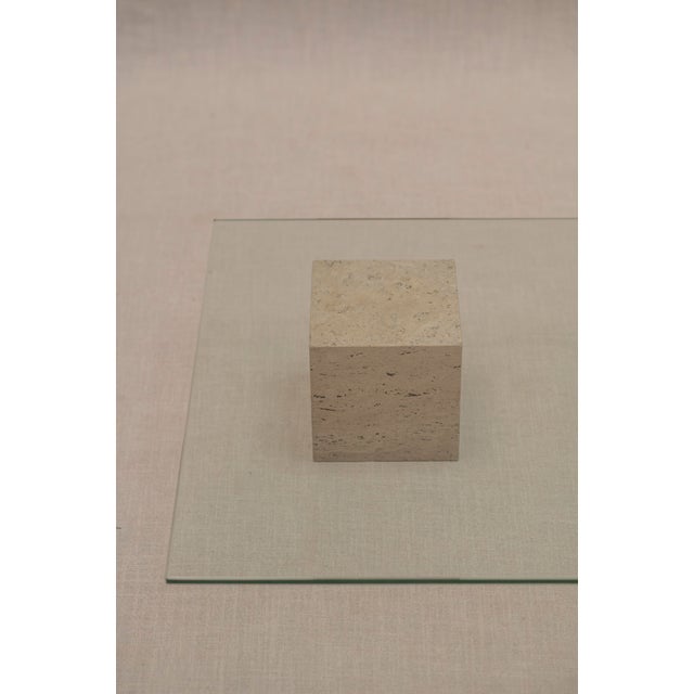 Beige Metafora Coffee Table by Massimo and Lella Vignelli for Casigliani, Italy, 1970s For Sale - Image 8 of 15
