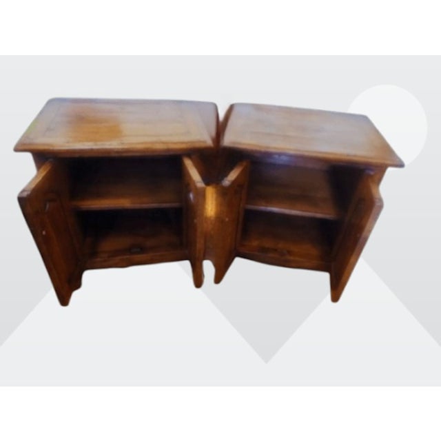 French Country Pair of Vintage Guy Chaddock Melrose Collection French Country Nightstands For Sale - Image 3 of 9