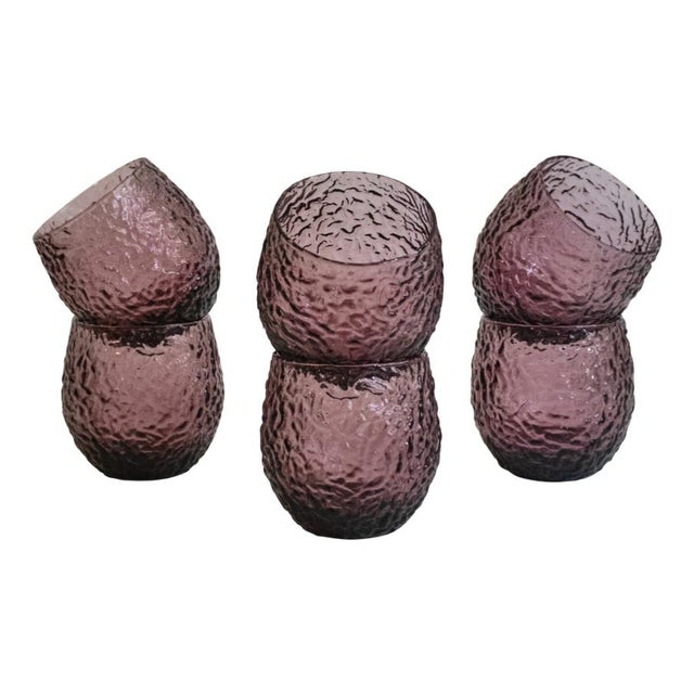 Glass Drinking Glasses by La Vetreria, Set of 6 For Sale - Image 7 of 7