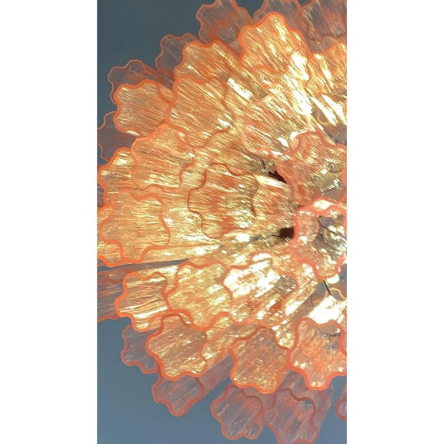 Pink Tronchi Murano Glass Chandelier by Simoeng for Simoeng For Sale - Image 9 of 11