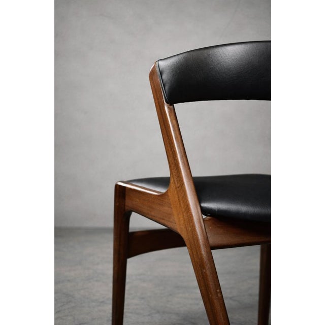 Black Mid-Century Danish Modern Fire Office Chair in Teak, 1960s For Sale - Image 8 of 18