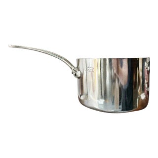 Antique Pure Nickel Sauce Pan From Club Royal Nyc For Sale