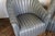 Vintage Pair of Gray Leather Channel-Tufted Club Chairs by Martin/Brattrud, 1987 For Sale - Image 10 of 14