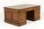 Large Antique English Oak Partners Desk, 1800s For Sale - Image 4 of 10