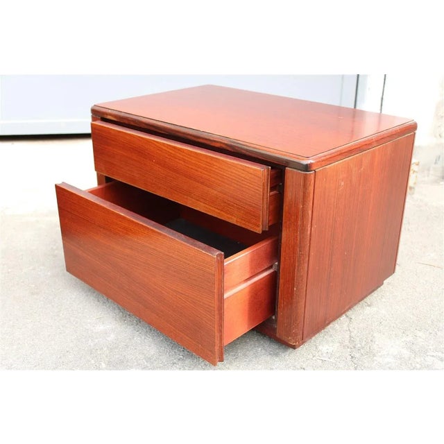 Mahogany Chest of Drawers, 1960s, Set of 3 For Sale - Image 4 of 11