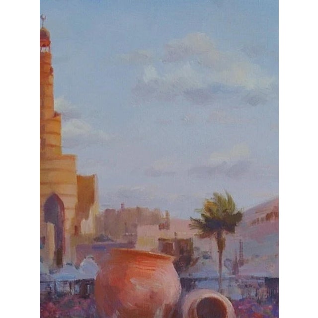 Realism Monuments Castles Architectural Oil Painting Original Soviet Art Ukrainian Artist Polyakov S. 80-60 18 For Sale - Image 3 of 6