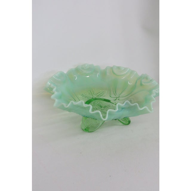 This gorgeous Candy Dish is made of glass. This candy dish is made in the style of Meander Fluted, it features a very...