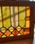 Art Nouveau Antique Willet Studio Slag Glass Window Panel in Hand-Crafted Maple Frame – Piece 1 of 2 For Sale - Image 3 of 12
