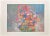 Contemporary Martine Goeyens, Flowers, Digigraph, Late 20th Century For Sale - Image 3 of 3