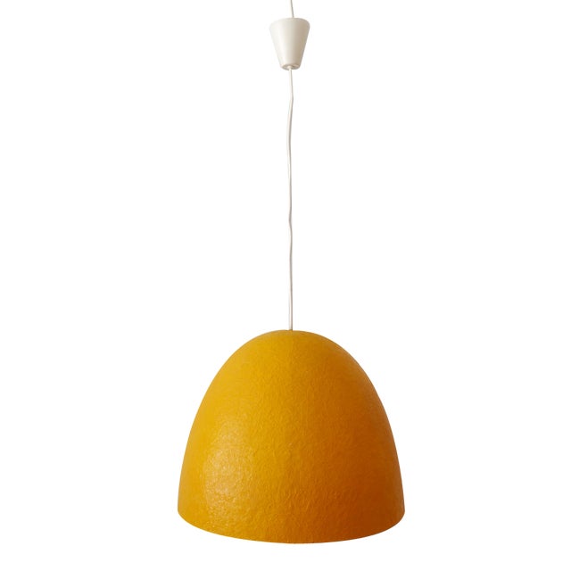 Mid-Century Modern Fiberglass Pendant Lamp, 1970s For Sale