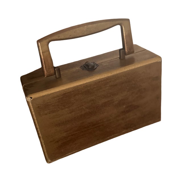 Gold 1968 Royal London English Boudoir Box For Sale - Image 8 of 12