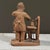 Mid-Century Modern Vintage Brazilian Folk Art Sculpture of Dentist and Patient by Joāo Vitalino, Signed For Sale - Image 3 of 9