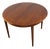 Danish Extendable Round Teak Dining Table, 1960s For Sale