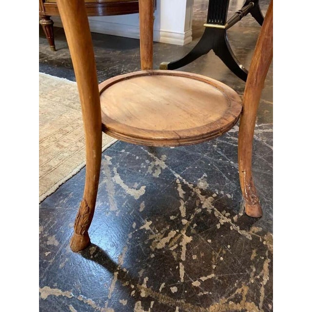 Neoclassical 19th Century Italian Carved Pine Neoclassical Tables For Sale - Image 3 of 5