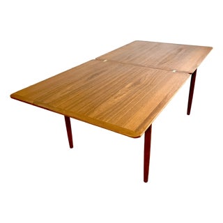 Danish Modern Kurt Ostervig Dining Folding Teak Table For Sale