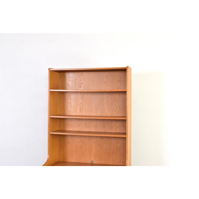 Mid-Century Modern Danish Oak Bookcase, 1960s For Sale - Image 10 of 15