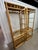 Mid 20th Century Vintage Bamboo Rattan Etageres With Glass Shelves - A Pair For Sale - Image 5 of 12