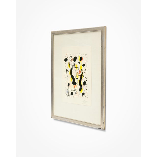 Mid 20th Century Joan Miró "La Bague Du Sanglier" Lithograph, Signed and Numbered, 1967 For Sale - Image 5 of 6