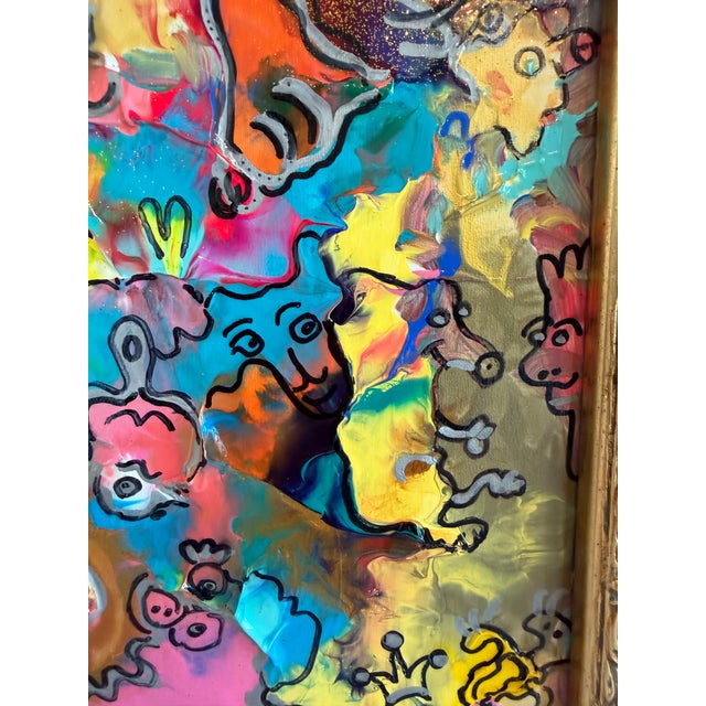 “Piggy's Wild Party” is an original acrylic painting on canvas board by contemporary artist Serg Graff, created in 2026....