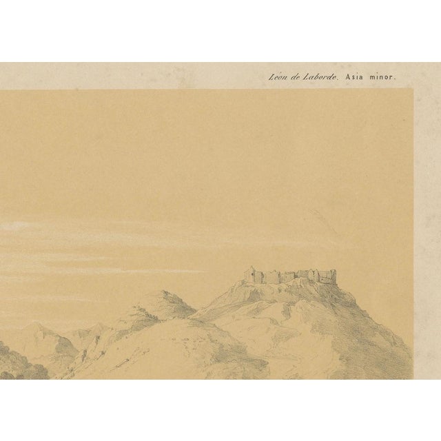 Selefke – Views of the Basilica and Citadel in Cilicia, Asia Minor by Louis de Laborde, circa 1840 This double-panel...