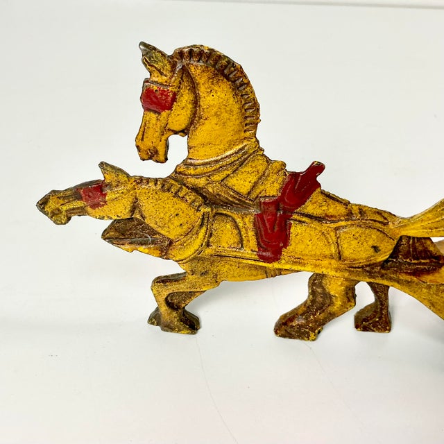 Early 20th C Antique Boho Chic English British Royal Mail Cast Iron Doorstop, Double Sided. For Sale - Image 4 of 18