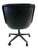 Metal Knoll Pollock Executive Chair in Original Black Suede Leather, Matte Black Frame For Sale - Image 7 of 7