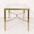 French Cocktail or Coffee Low Table of Brass and Glass in the Maison Jansen Style For Sale - Image 10 of 11