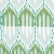Schumacher SAMPLE - Schumacher Bukhara Ikat Fabric In Mineral And Leaf For Sale - Image 4 of 4