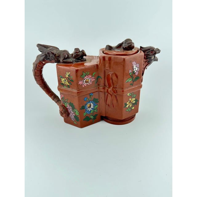 Antique Watcombe Pottery Teapot For Sale In New Orleans - Image 6 of 12