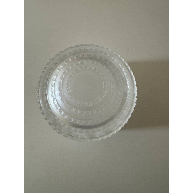1990s 1990s Lalique Crystal Efants Box For Sale - Image 5 of 8