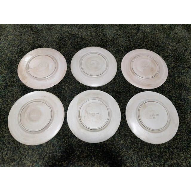 1980s Fitz and Floyd Basketweave Charger Plates- Set of 8 For Sale In Atlanta - Image 6 of 10