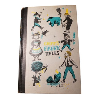 1954 Grimn's Fairy Tales Junior Deluxe Edition Book For Sale