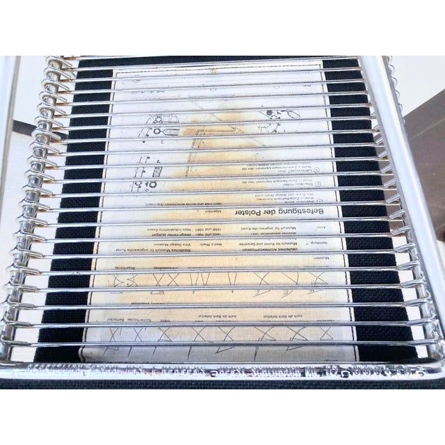 Kreuzschwinger Bar Stools by Till Behrens for Schlubach, 1980s, Set of 2 For Sale - Image 11 of 12