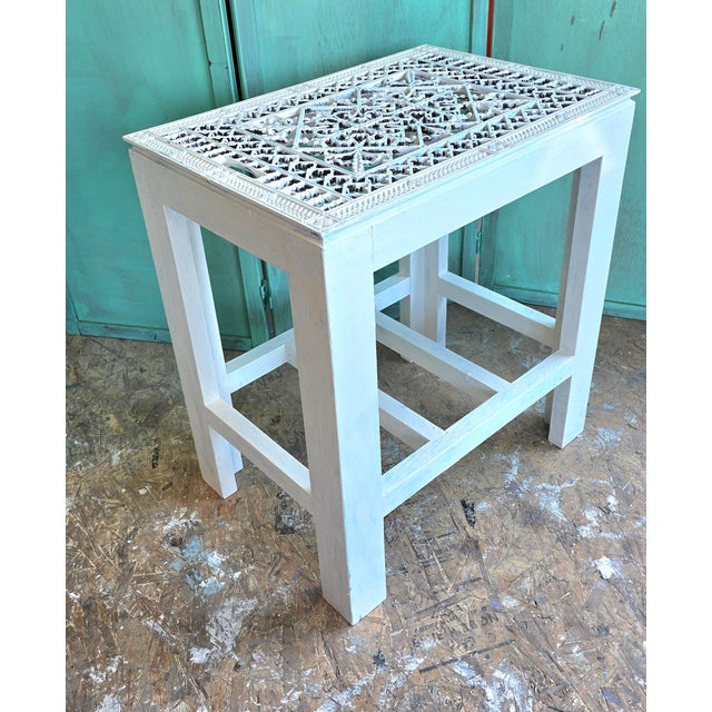 Late 19th Century Victorian Cast Iron Floor Grate End Table For Sale - Image 4 of 12