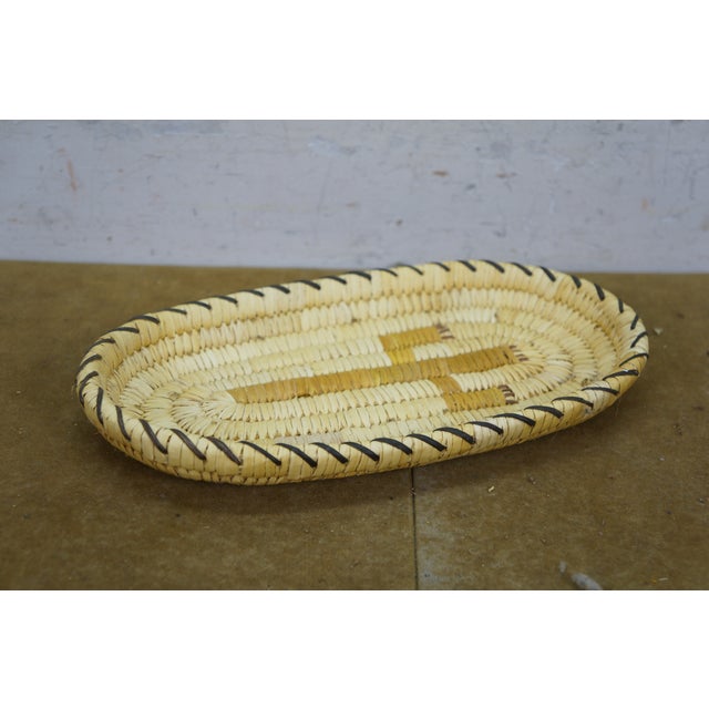 Rare Lot Vintage Papago Tohono O'Odham Naitive American Indian Woven Baskets For Sale - Image 14 of 14